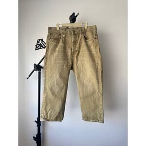 R13 Tailored Drop Distressed Denim Jeans